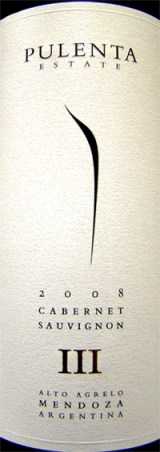 Pulenta Estate Cab Sauvignon